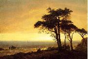 The Sunset at Monterey Bay Bierstadt